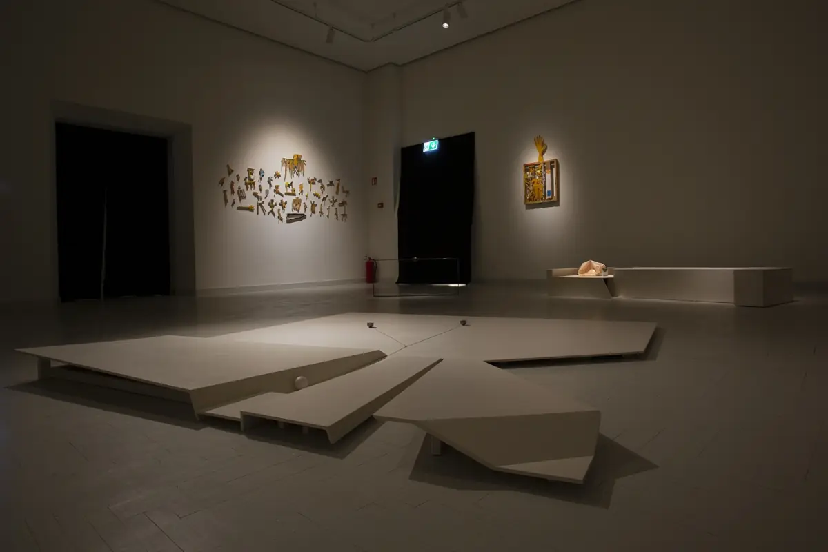 Gallery view, APEIRON exhibition, Radvila Palace Museum of Art, Vilnius