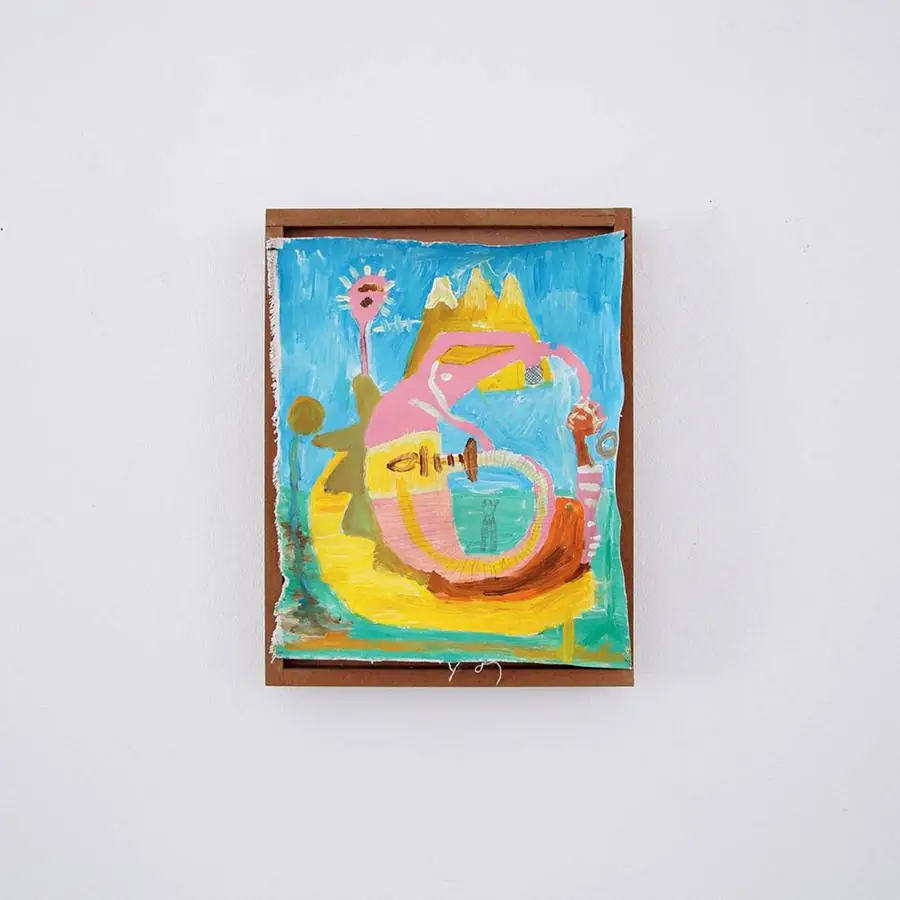 It is so Holy Mountain, small painting on canvas