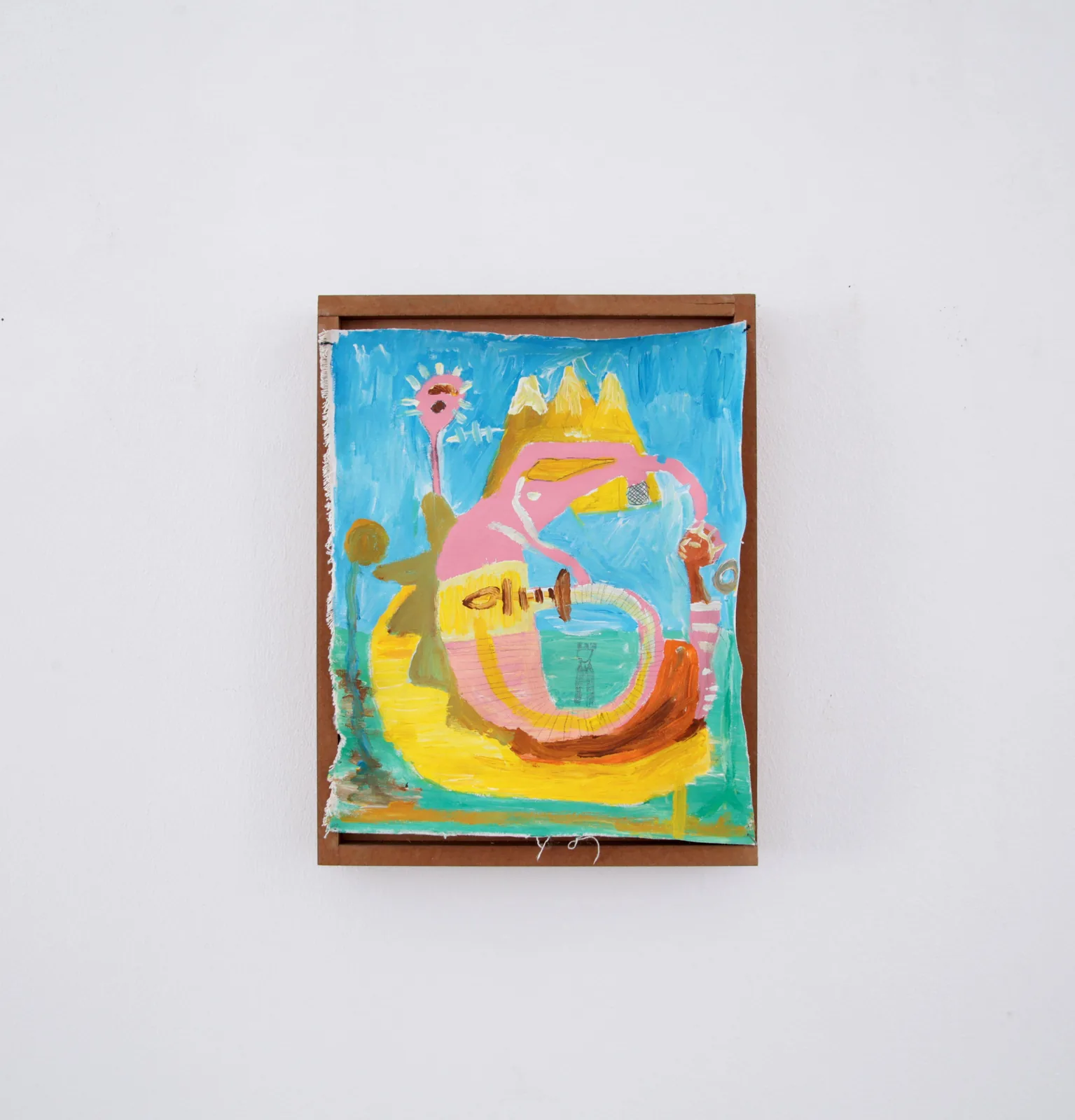 The Holy Mountain, painting, Ernst Koslitsch, Domino Exhibition Series